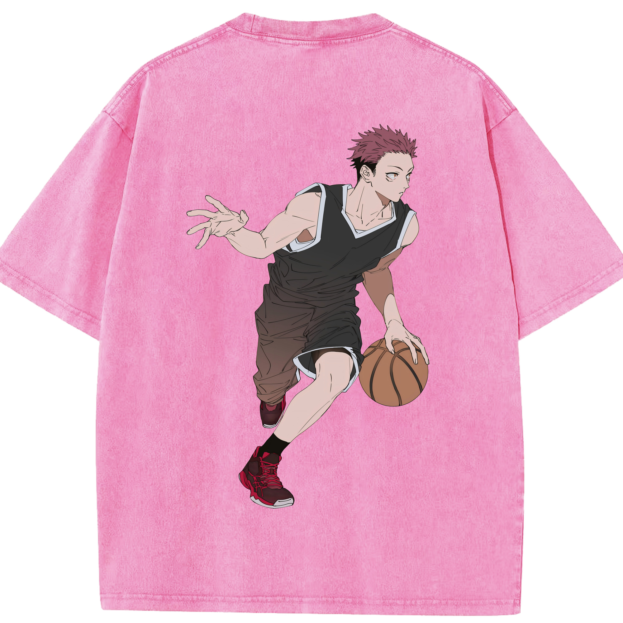 （画像用） 呪術廻戦 Jujutsu Kaisen 綿100% ヴィンテージ風 半袖Tシャツ（背面プリント）
